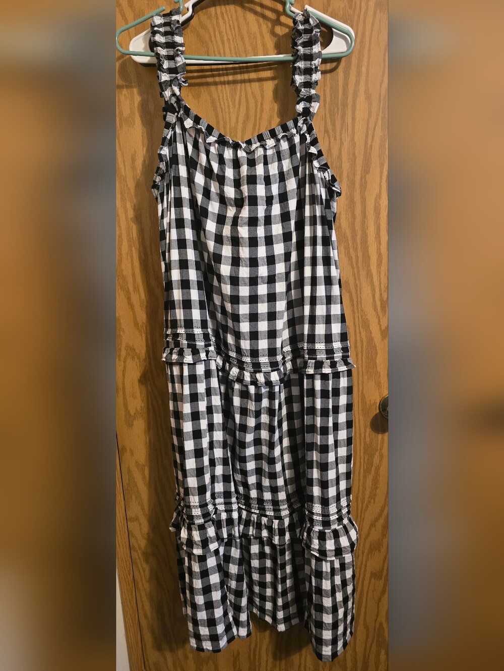 Old Navy Black and White Sleeveless Dress